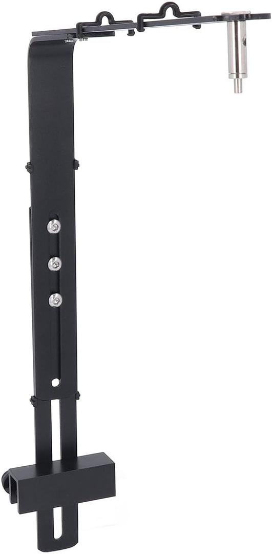 Aquarium Lamp Brackets, Aquarium Light Holder Adjustable, Fish Drop Light Mount (Black)