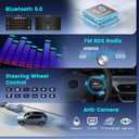 8 Core 4+64GB for Hyundai Elantra 2011 2012 2013 Android 15 Car Stereo Carplay Radio with Wireless Carplay Android Auto, 9'' Touch Screen, GPS/WiFi/32EQ DSP/Bluetooth 5.0/SWC/Mic, Backup Cam