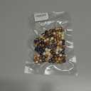 100pcs Large Hole Wooden Craft Beads, 5 Colors Natural Wood Beads for Hair, 9 x 10 mm Vintage Loose Spacer Round Jewelry DIY Beads for Macrame, Bracelets, Handmade Decor