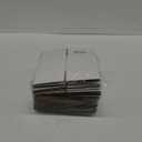 Eupako 4x4x4" Cardboard Box Mailers 25 Pack White Cube Corrugated Small Shipping Boxes for Mailing