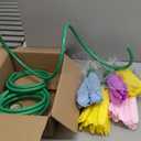 Jaloro 5 Sets 19.7" 15.7" Giant Flowers with 5 ft Pipe Stem for Decoration Large Paper Flowers 3D Artificial Floral Decor Standing for Wedding Birthday Photo Wall (Colorful,Chrysanthemum,Sunflower)