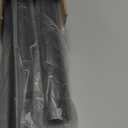 QLLY 28 inch Adjustable Metal Desk Legs, Office Table Furniture Leg Set, Set of 4 (Black)