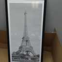 upsimples 11x22 newspaper frame, Display Pictures 10x20 with Mat or 11x22 Without, Wall Hanging Photo Frame, Black, 1 Pack