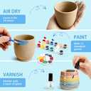 Aujazyble Pottery Wheel for Kids, Complete Pottery DIY Art & Craft Kit Toy, Arts and Crafts for Kids Ages 8-12, Girls Boy Toys Birthday Halloween Christmas Gift for Kid Ages 6 7 8 9 10 11 12+, Blue