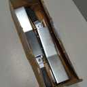 MaxxHaul 70074 Tandem Wheel Chock Lock  Universal Fit, Scissor-Action Design, Extends 1.5"6", Anti-Theft Padlock Compatible, Zinc Coated Steel for Trailers, RVs, & Campers