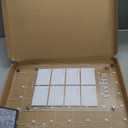 Black Magnetic Acrylic Dry Erase Calendar for Fridge, Monthly & Weekly/Chore Chart Planning Board Set for Kids/Adults/Teens, Includes 7 Colorful Markers, 16"x12"