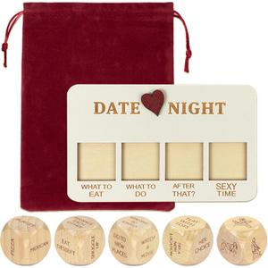 Couples Games Gifts for Men Women Date Night Dice Ideas Couple Toys Games Anniversary Birthday Engagement Valentine's Day Gifts for Boyfriend Girlfriend Husband Wife Groom Bride Him Her