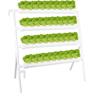 Hydroponics Growing System Kit 36 Plant Sites Food-Grade PVC-U Pipes Hydroponic Grow Kit Gardening System for Vegetables,Fruits,Herb