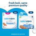 WaterWipes Sensitive+ Newborn & Baby Wipes, 3-In-1 Cleans, Cares, Protects, 99.9% Water, Unscented & Hypoallergenic, 300 Count (5 Packs)