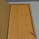 Silverware Organizer - Bamboo Kitchen Drawer Utensil Holder with 4 Slots (Natural)
