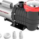Pool Pump, 2.0 HP Variable Speed, 8000GPH 230V Above Ground, 1500W Swimming with Strainer Basket and Drain Plug 60HZ Silent Operation, UL for Security