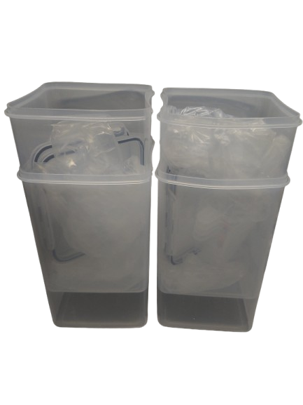 4 Pack Extra Large Flour Sugar Storage Containers 6.5L