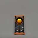 BSZHI Transparent Wireless Bluetooth Speaker Portable Mini Speaker with LED Colorful Lights Stereo Sound TWS Small Speakers for Office, Party Camping, Shower, Home, Travel (Orange)