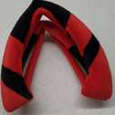 Fluffy Steering Wheel Cover D Shape, Cute Fuzzy Steering Wheel Cover Soft Universal 15 inch, Red