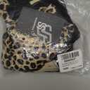 SUUKSESS Women Square Neck Lace Bodysuit Sleeveless Spaghetti Strap Tank Top (Large, Cheetah Print)