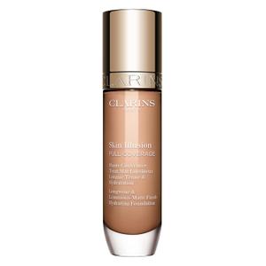 Clarins NEW Skin Illusion Longwear Full Coverage Foundation | Luminous Matte Finish | 24H* Hold and 24H** Hydration | Natural Looking Complexion | Transfer Proof, Sweat Proof and Smudge Proof (109C)