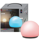 SMART 7.5" PORTABLE OUTDOOR MULTI-COLOR LED LIGHT ORB, RECHARGEABLE, VOICE CONTROL