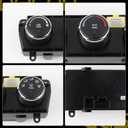 Dasbecan A/C Heater Climate Control Compatible With Jeep Wrangler 2014-2018 Replaces# 68197433AA 68197433AB