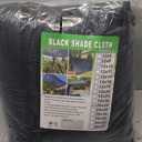 E.share 40%-50% Black Sun Shade Cloth Outdoor - 20Ft X 24Ft Garden Shade Netting with Grommets for Greenhouse, Plant Covers, Patio, Chicken Coop, Barn & Kennel