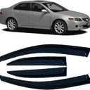 Window Visors Rain Guards for Acura TSX 2004 2005 2006 2007 2008 Accessories, Wind Deflectors Vent Shades for Acura TSX