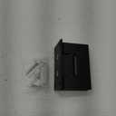 Alise Glass Shower Door Hinges, 90 Degree Hinges for Bathroom Doors,Heavy Duty Stainless Steel Cabinet Hinge Wall to Glass,Frameless Shower Doors Hardware Replacement Part,Black (1P)