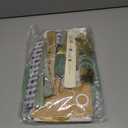 Sage Green Baby Shower Decorations,Welcome Baby Banner,Oh Baby Cake Topper,Paper Lanterns,Balloon,Pom Poms Flowers Tassels,Circle Dots Star Garland Gender Neutral Birthday Party Decor