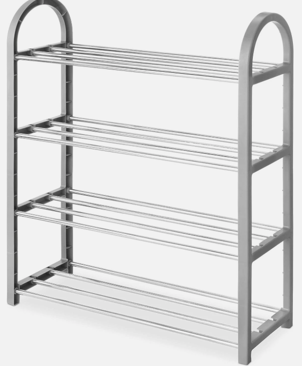 Whitmor 4-Tier Compact Closet Shelves - Gray Onesize