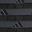 adidas Men's Microfiber 3-pack Boxer Brief, Performance Boxer Briefs Underwear Pack for Men, Black/Onix Grey/Black/Microfiber, X-Large