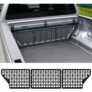 Front Truck Bed Molle Panel Rack System Compatible with 2023-2025 Chevy Colorado/GMC Canyon Accessories Cargo Storage Organizer Tools Rack Fit for 23-25 Chevrolet Colorado Accessories