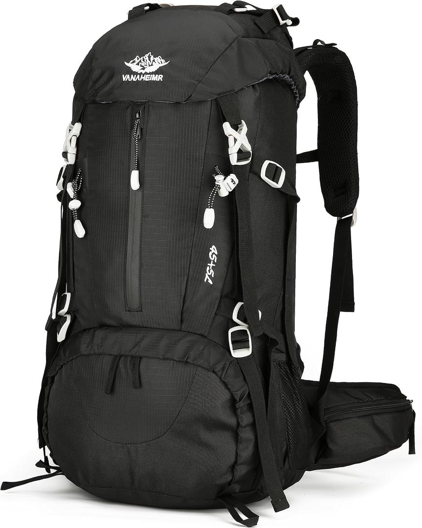 Esup 50L Hiking Backpack Men Camping Backpack with rain cover 45l+5l Lightweight Backpacking Backpack Travel Backpack