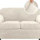H.VERSAILTEX Real Medium Sfa Cover Ivory