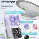 Automatic Cat Feeder for 3 Cats, 6L/25 Cups Smart WiFi Pet Feeder, Strong Anti-Jam System, Dual-Effect Desiccant Cat Food Dispenser, with 10S Voice Recorder for Cats and Small Dog(White)