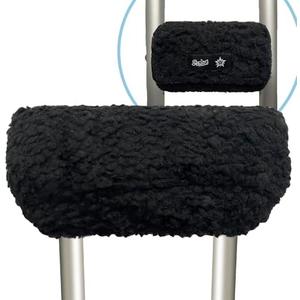 SPRING SEAON Plush Memory‑Foam Crutch Underarm Pad & Hand‑Grip Covers–Universal Fit, Breathable Moisture‑Wicking, Machine‑Washable Cushion for Crutches, Pain Relief & Chafing Protection, 4 PCS