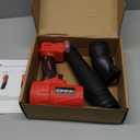 Cordless Leaf Blower Milwaukee M18 18V Battery,580000RPM Turbo Jet Blower with 4 Nozzles, Lightweight Handheld Blower for Patio, Lawn, Yard, Leaves, Dust, Garage & Snow Cleaning (No Battery)