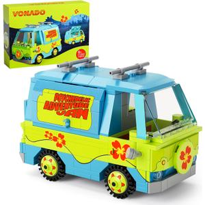 Classic Children Adventure Movie Car Building Blocks Toys, Mysterious Toy Car Compatible with Lego, Toy Set for Movie Fans, Ideal Gift for Kids Boys and Girls 6 Years and Up