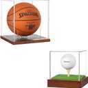 Basketball Display Case Acrylic Clear & Golf Ball Display Case