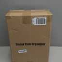 Kitstorack Under Sink Organizer, 2 Tier Under the Sink Storage, Slide out Pull out Cabinet Organizer Shelf, Metal Sliding Drawer for Kitchen Bathroom Pantry Closet Organization Rack, Black, 2 Pack