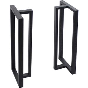 MBQQ Furniture Legs 35 Height 15 Wide Rustic Decory T Shape Table Legs,Heavy Duty Metal Desk Legs,Dining Table Legs,Industrial Modern, DIY Iron Bench Legs