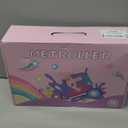 METROLLER Adjustable Kids Balance Roller Skates for Toddler Ages 3-6 Rainbow Unicorn Dinosaurs Illuminating Rollerskates for Girls Boys Ages 5-8 Three-Point Type Suitable for Beginners, S 29-32