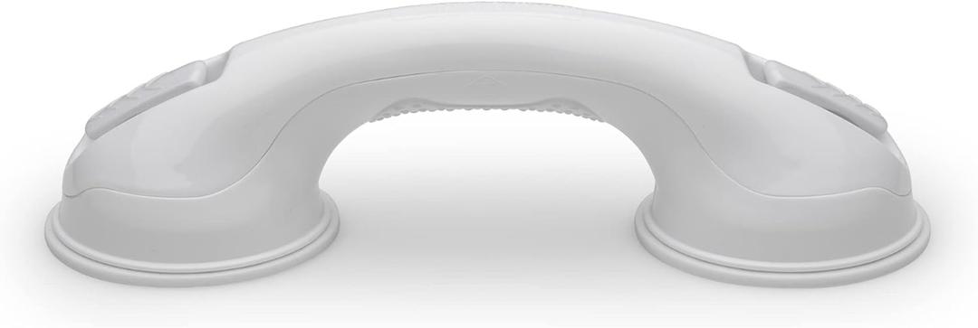 Safe-er-Grip Safe-er-Grip Changing Lifestyles Suction Cup Grab Bars for Bathtubs & Showers; Safety Bathroom Assist Handle, White, 12 inches