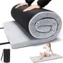 TokSay High Resilience Foam Camping Mattress - Portable Roll Up Sleeping Pad for Car, Tent, Cot & Floor - Waterproof, Comfortable & Compact with Travel Bag 50×50"