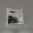 3 x Small Parts 18-8 Stainless Steel Machine Screw, Black Oxide Finish, Pan Head, Phillips Drive, Meets ASME B18.6.3, 1/2" Length, Fully Threaded, #4-40 UNC Threads (Pack of 100)