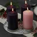 Shellwei Nativity Scene Advent Wreath Pillar Candle Holder, Metal Advent Wreath Ring Candleholder Nativity Scene Candle Holder for Xmas Centerpiece Decor Church (3 Inch Pillar Candles Not Included)