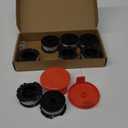 10 Pack AF-100 Replacement Spool Line for Black+Decker - 0.065" Weed Eater String Trimmer Line Spool, 30ft Autofeed Weed Wacker Spool Refill for Black+Decker(8 Spool,2 Cap,2 Spring)