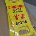 Children at Play Safety Signs for Street Slow kids Playing Sign, Medium