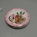 CHUNNIN 48 PCS Horse Birthday Party Paper Plates Pink Floral Western Horse Birthday Party Decorations for Girls Disposable Dessert Plates for Baby Shower Bachelor Decorations