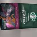 Starbucks Ground Coffee, Dark Roast Hot or Iced Coffee, Single-Origin Sumatra, Six 12 oz Bags