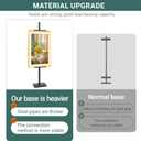 Tabletop Picture Easel Stand, Adjustable for Frames Up to 29" H, Metal Standing Easel Display for Pictures Artwork CanvasGallery Easel