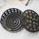 Mosquito Coil Holder, Portable Metal Mosquito Coil Burner, Mosquito Incense Holder with Handle for Home or Outdoor(Cat Paw Cutout Design)