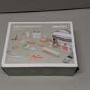 22 PCS Wooden Makeup Toy Set,Toddler Makeup Kit,Cute Fake Makeup Accessories with Storage Bag,Non-Toxic Pretend Roleplay Beauty Salon Toys,Kid Gift for Girls Boys 3 4 5 6